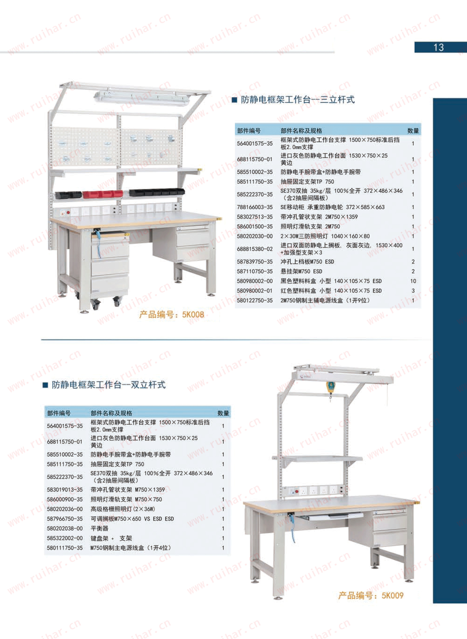 固定式防靜電式作臺(tái)，SEG-04-A，SEG-04-B，SEG-04-C，SEG-04-D,森億