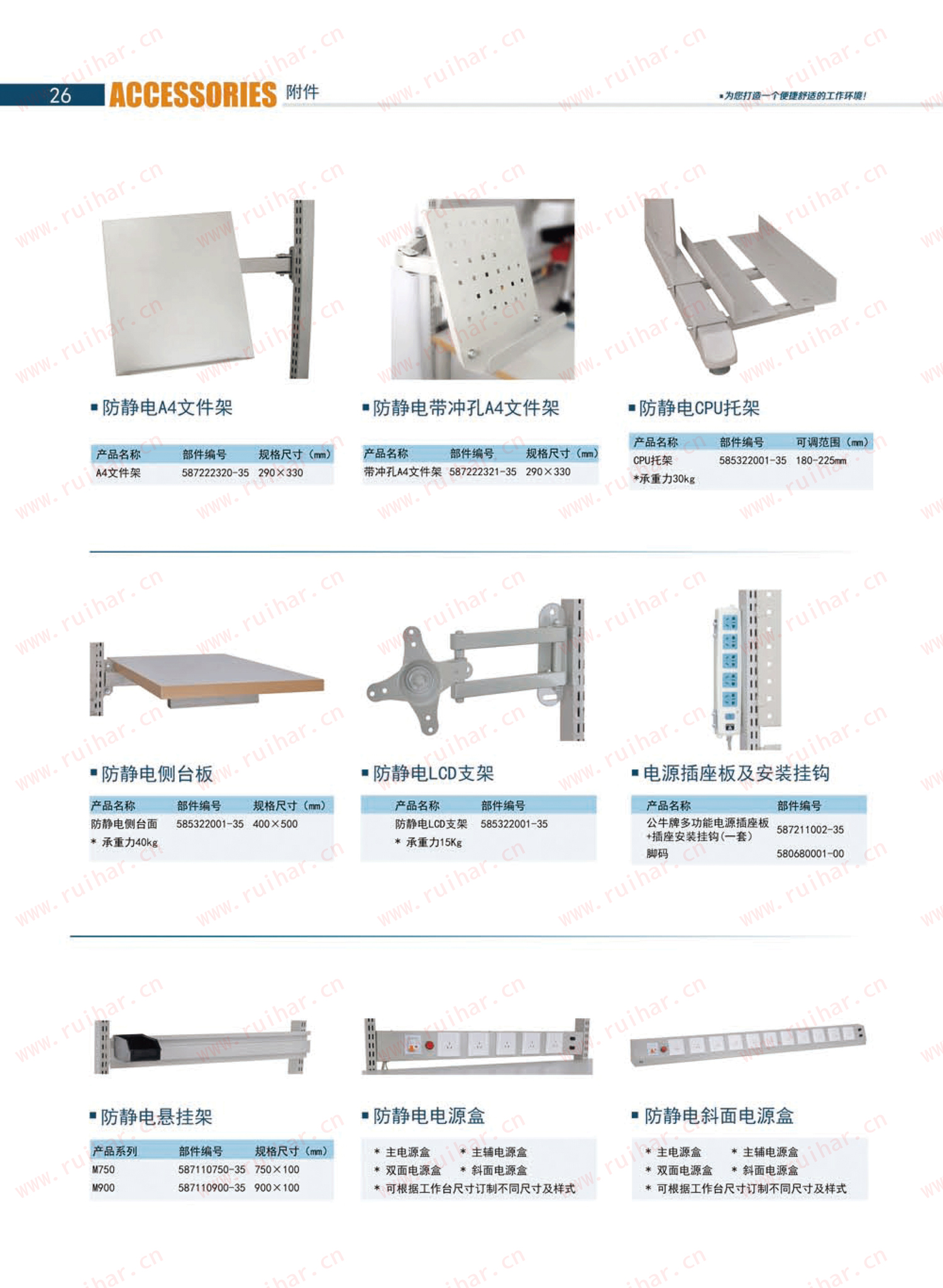 防靜電工作臺,ESD工作臺,防靜電工作桌，防靜電工作臺附件，防靜電電源盒