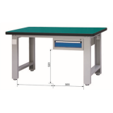 重型工作臺(tái)帶單抽(40mm復(fù)合臺(tái)面)，E-XTG1575+XB10-1TG(G)