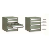 雙軌工具柜580×525×665mm(四個(gè)抽屜) 綠色，F(xiàn)C-665N